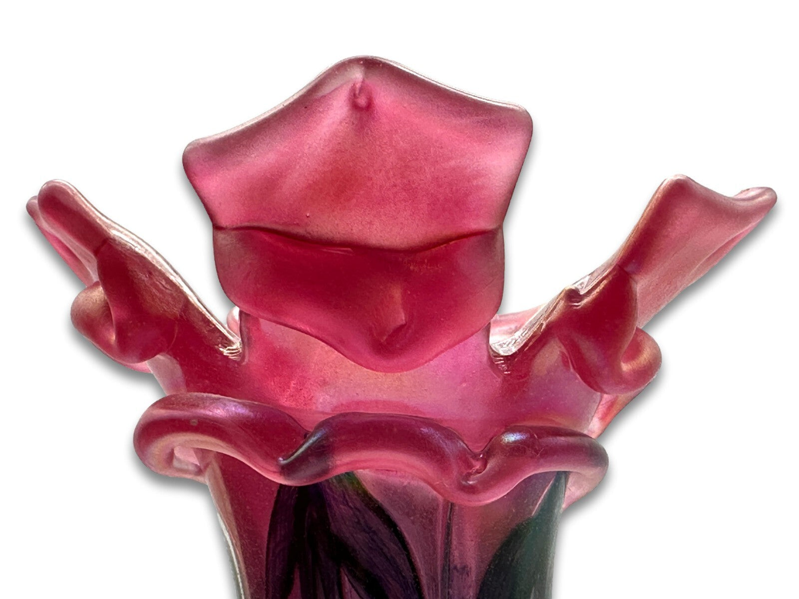 Murano Vase - Mid-Century - Henkelkrug Henkelvase - Irisierendes Glas7