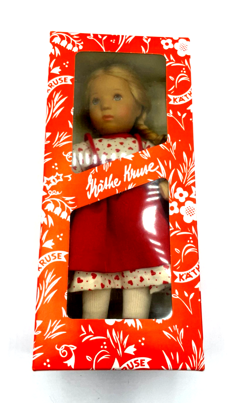 Käthe Kruse Puppe Herzlieb 25 cm unbespielt mit Original Karton sehr gepflegt1